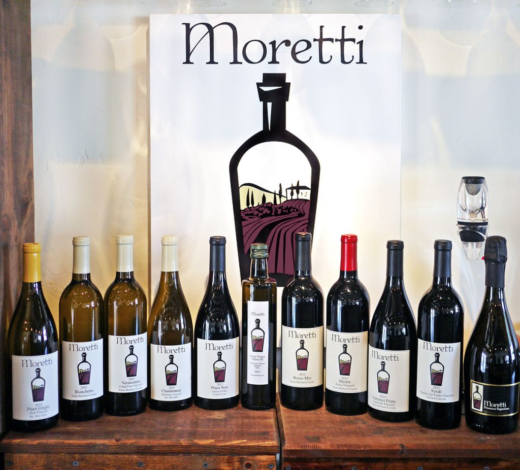 Moretti Wines in the Lompoc Wine Ghetto